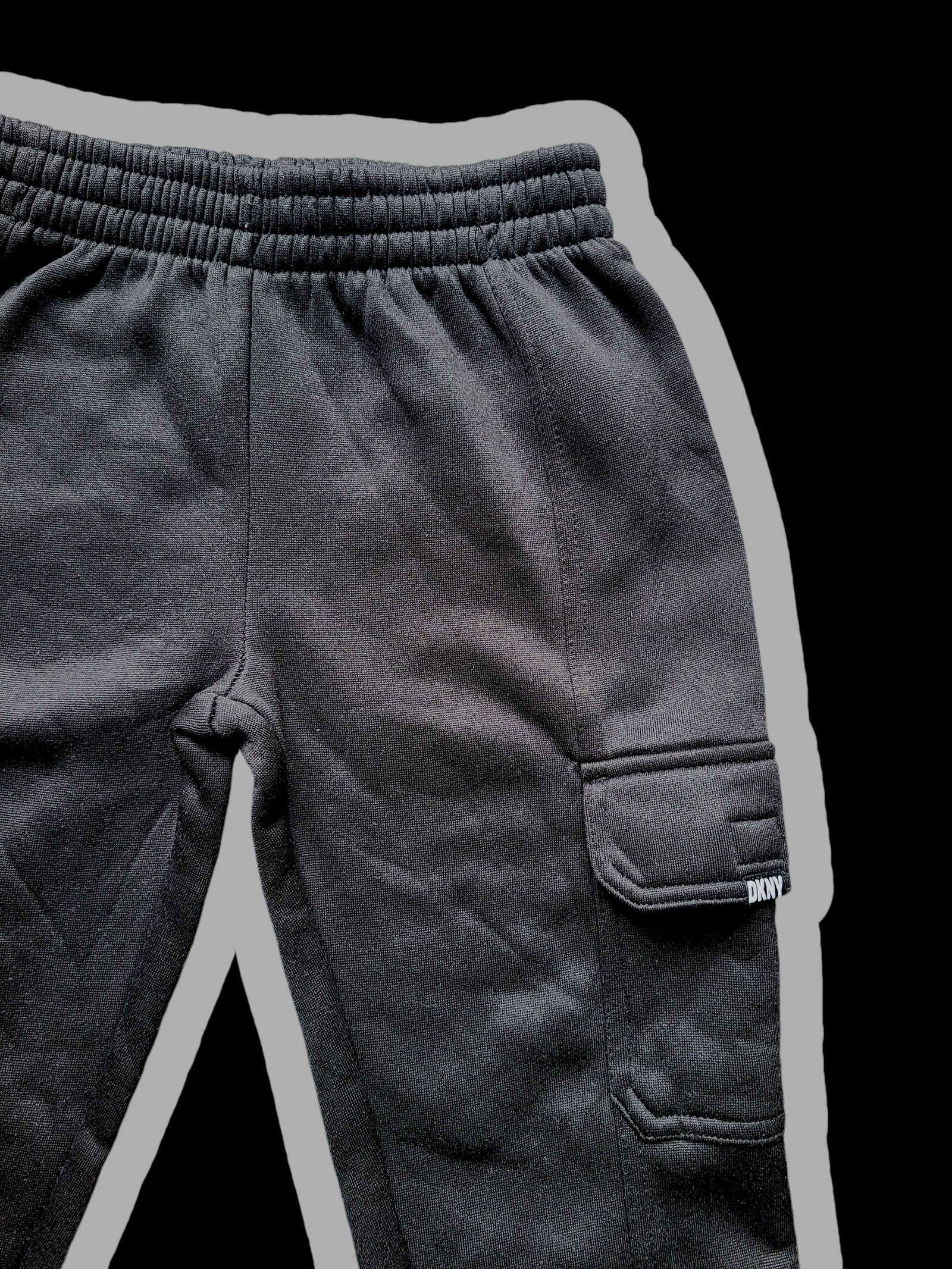 DKNY Boys' Black Joggers | Premium Quality for Active Kids - Image 3